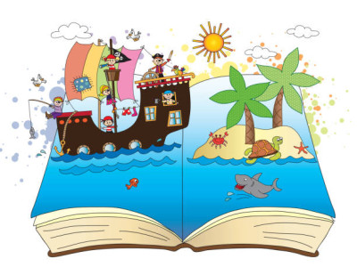 grafika do wpisu: Wakacje w bibliotece.
