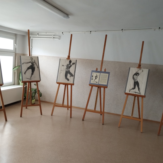 Wystawa pt. ,,Pięć studiów Świętego Sebastiana&#34;-prace autorstwa Anny Miklis