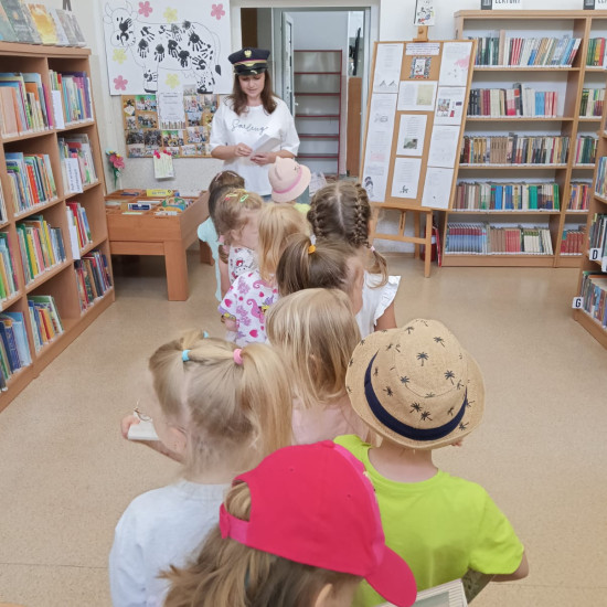Pociąg do książek - zajęcia dla dzieci z Przedszkola nr 3