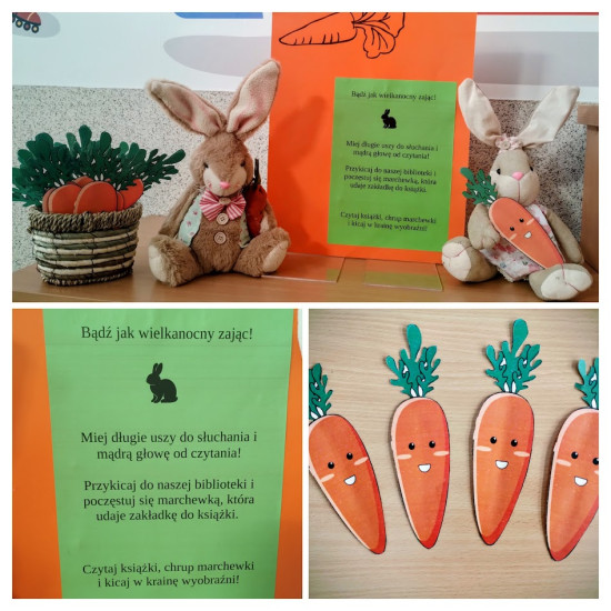 Chrup literaturę: marchewkowe zakładki do książek promujące bajki i czytanie