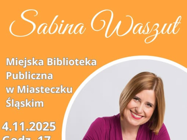 Uwielbiana przez Czytelników SABINA WASZUT gościem w naszej bibliotece!