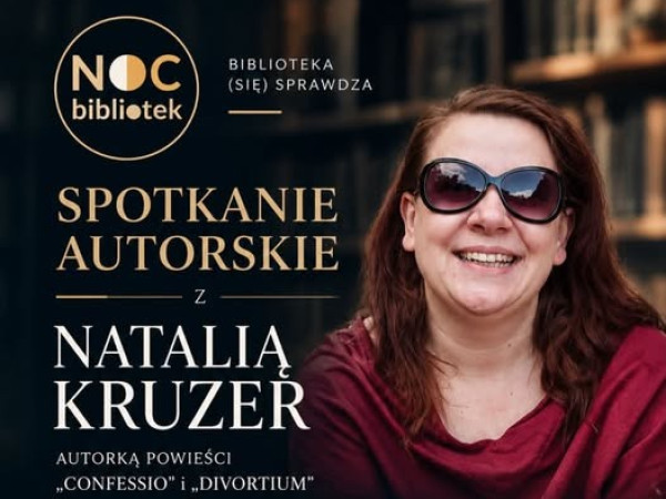 Noc z książką i autorem, podczas której na pewno nie zaśniecie!