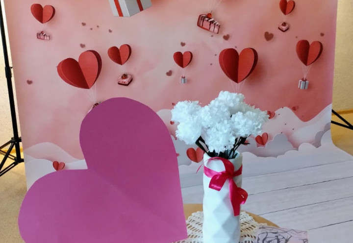 Walentynkowa fotobudka