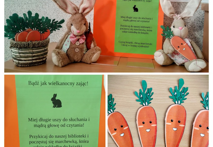 Chrup literaturę: marchewkowe zakładki do książek promujące bajki i czytanie