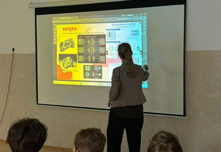 Prelekcja na temat fotografii.